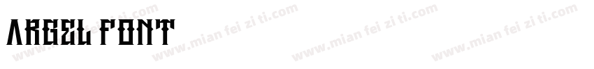 Argel Font字体转换